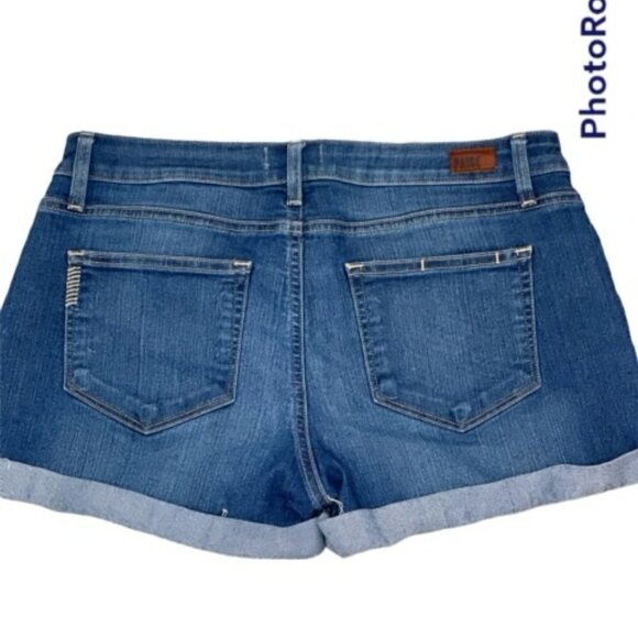Paige Jimmy Jimmy Denim Short Distressed 28 - Picture 2 of 6